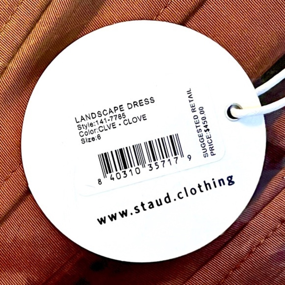 🌺🎉HP🎉🌺 NWT Staud Landscape Mini Dress - Picture 13 of 13